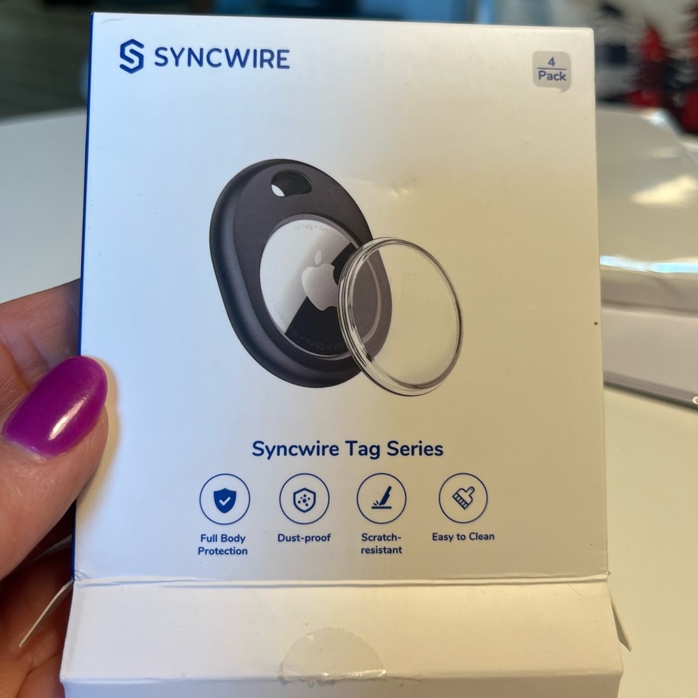 Syncwire Tag Series Keychain Holder(Air Tag Case)